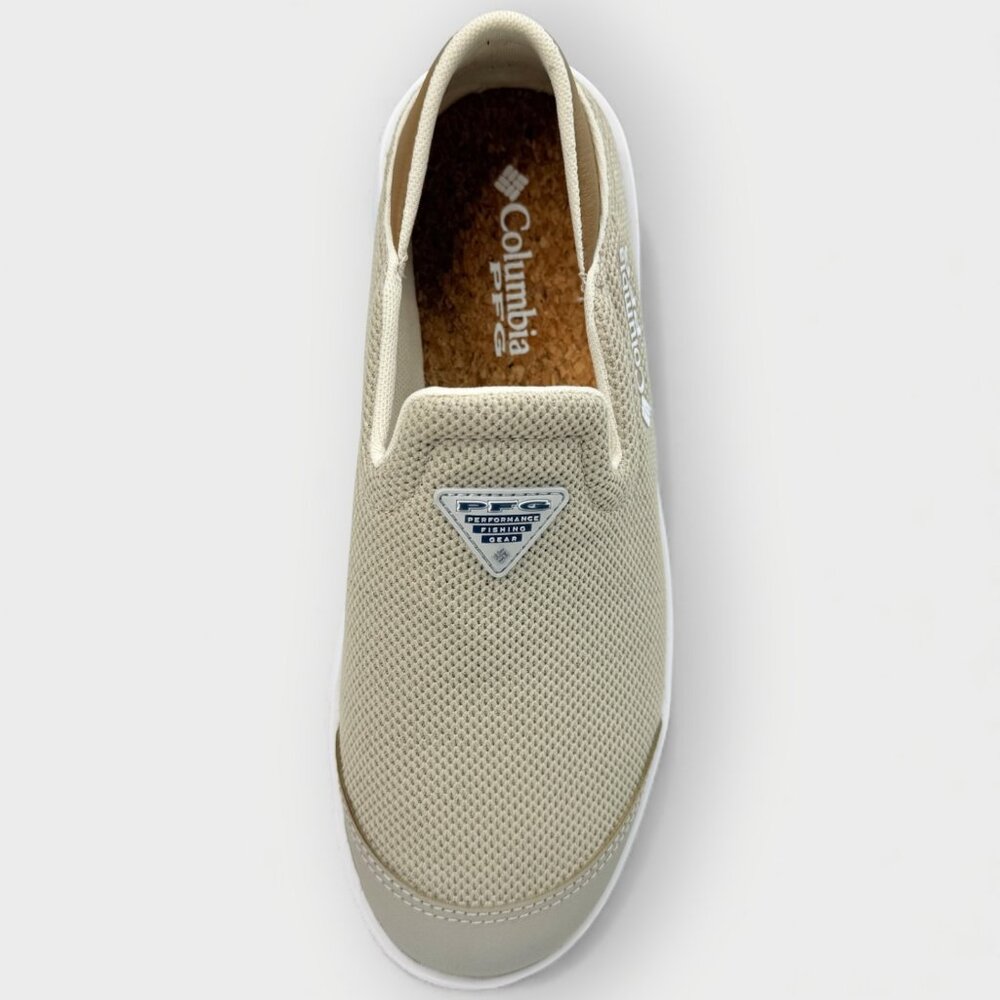 Columbia Men’s Boatside Vent PFG Boat Slip-On Shoes Canvas Tan Delta Size 8 - Picture 10 of 15
